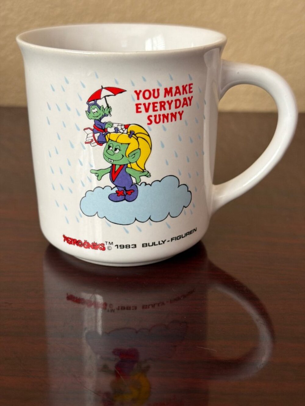 1983 Astrosniks Coffee Mugs Bully Figuren Star Power Korea Set of 4 - Picture 12 of 15